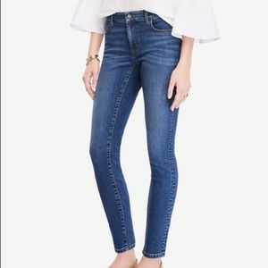 Ann Taylor Jeans Skinny Ankle Curvy Fit 14